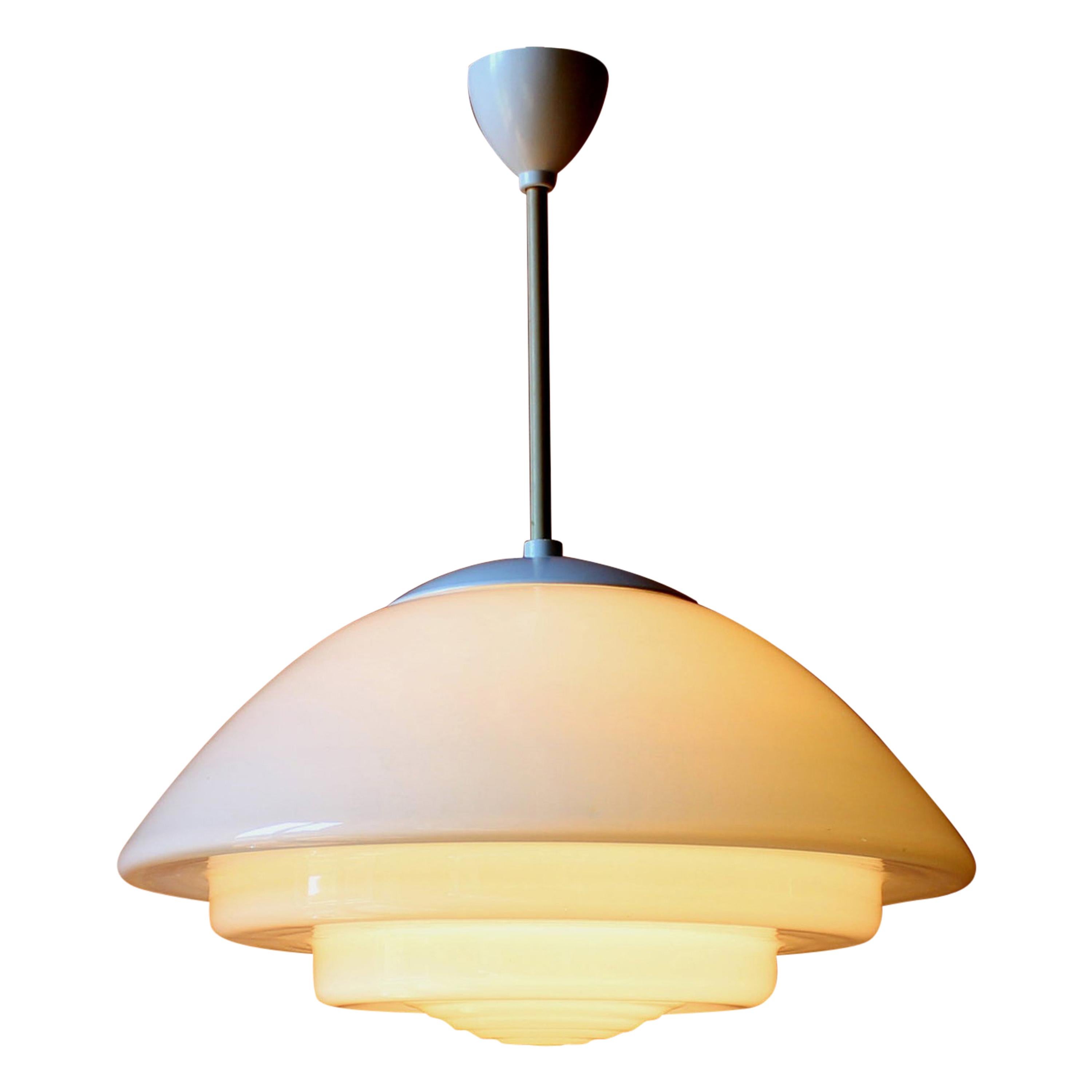 Mithras Ceiling Lamp by August Walther & Söhne, 1930s