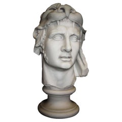 Mithridates Marble Bust Sculpture, 20th Century