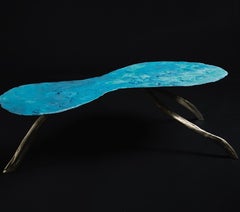 Mitosis Coffee Table, Cast brass by ORFEO STUDIO
