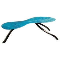 Mitosis Coffee Table, Cast brass by ORFEO STUDIO