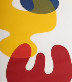 Three Birds, Modern Woodcut by Mitsuaki Sora