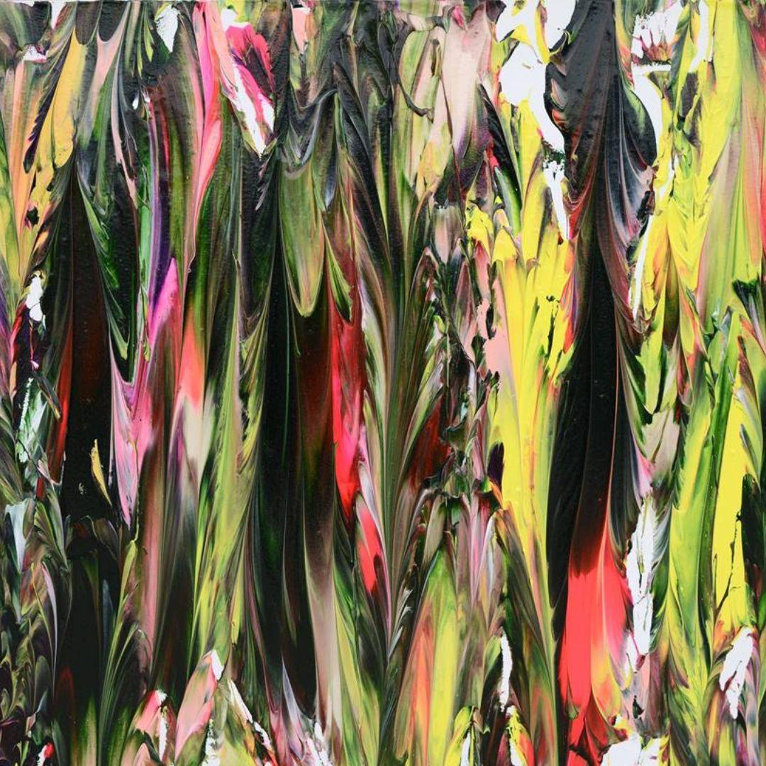 Green - Abstract Painting by Mitsumasa Kadota