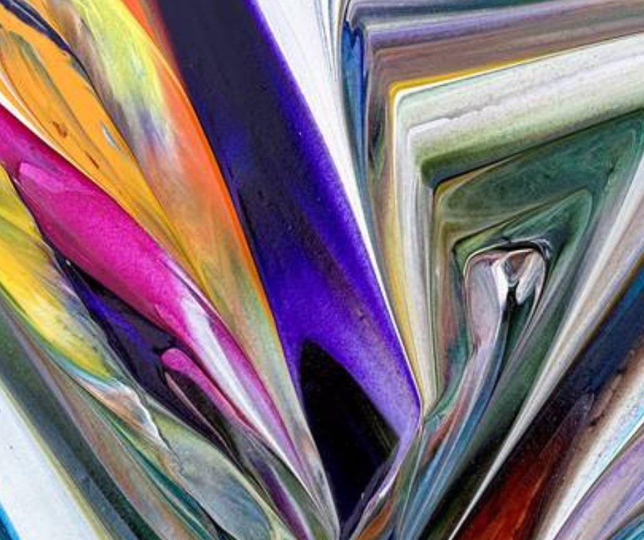 Whirldwind 2 - Gray Abstract Painting by Mitsumasa Kadota