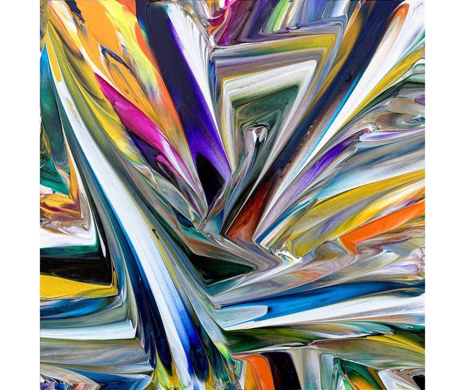 Mitsumasa Kadota Abstract Painting - Whirldwind 2
