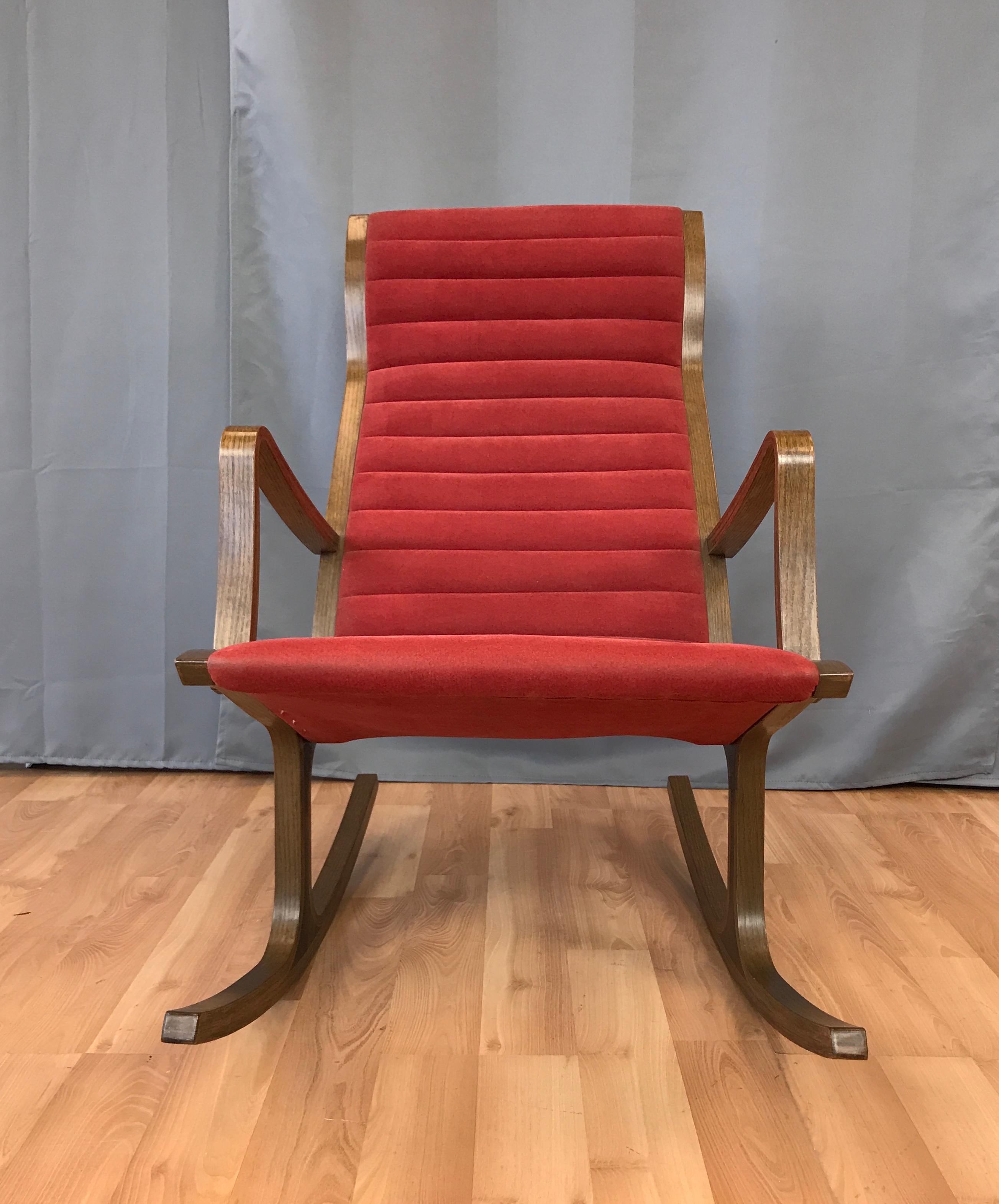 Japanese Mitsumasa Sugasawa for Tendo Mokko “Heron” Rocker