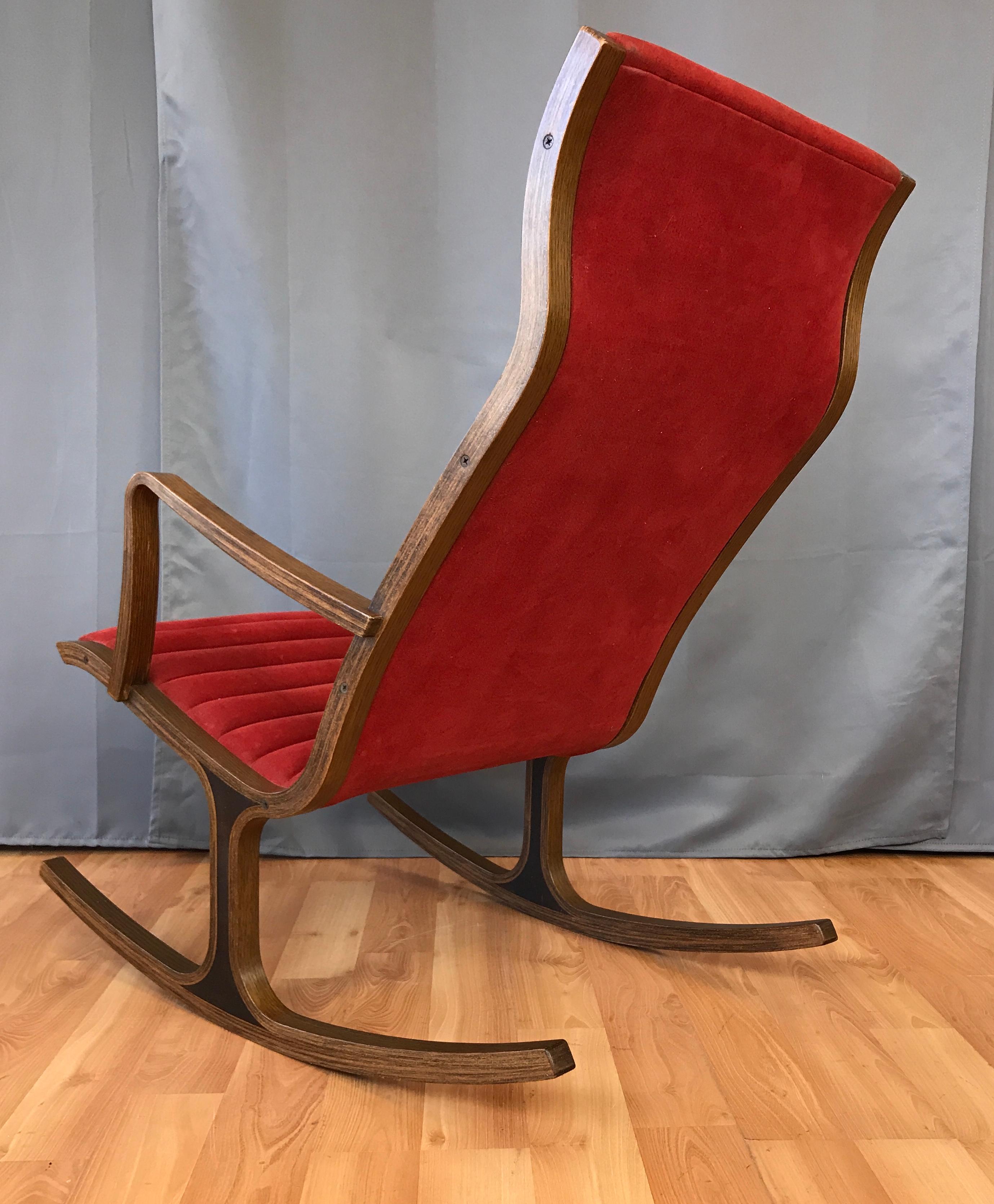 Fabric Mitsumasa Sugasawa for Tendo Mokko “Heron” Rocker