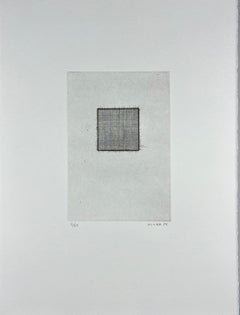 Japon 1986 édition limitée signée gravure d'art originale à l'eau-forte  15x11 in.