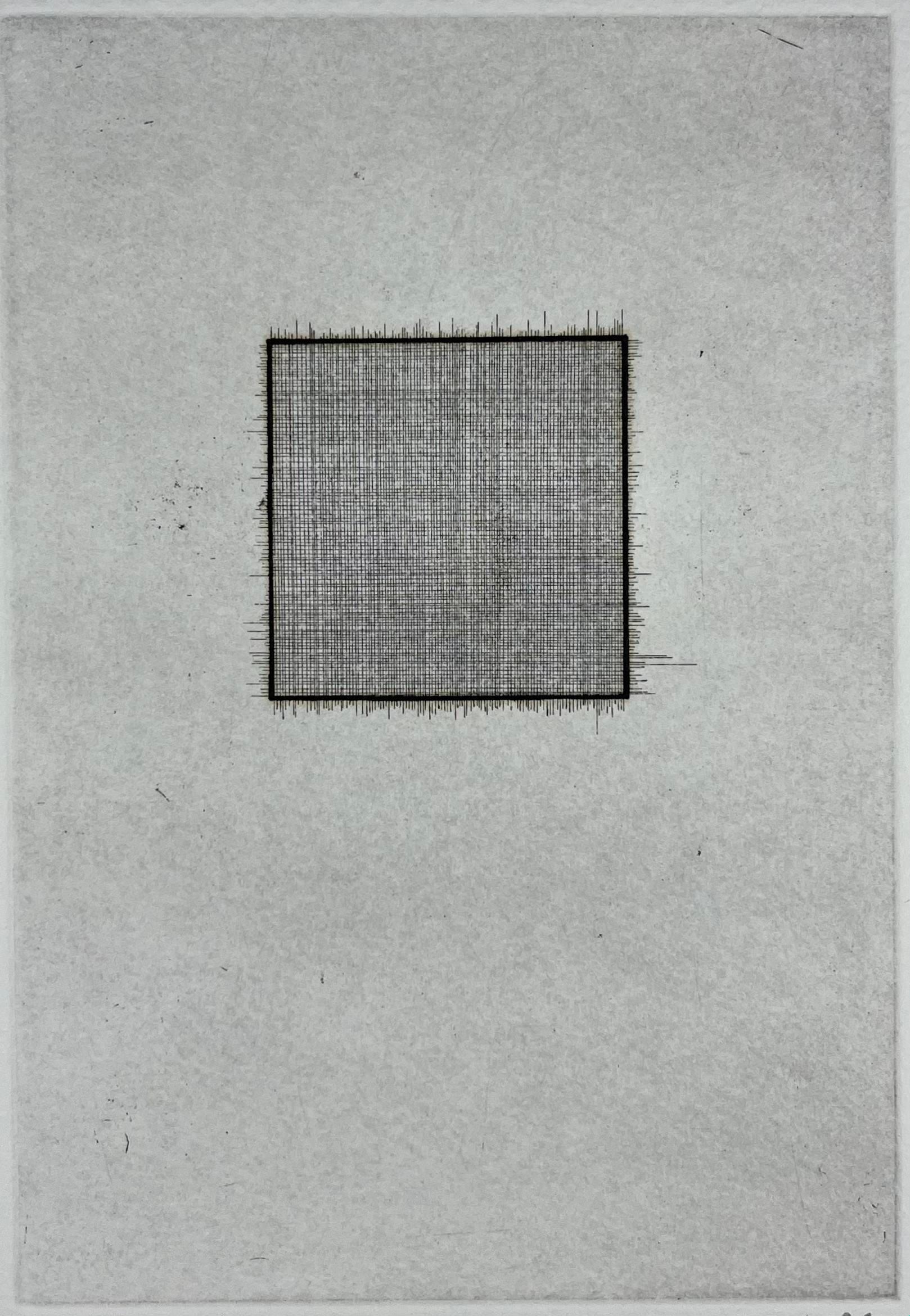 Japan 1986 signierter Original-Kunstdruck Radierung in limitierter Auflage  15x11 Zoll. – Print von Mitsuo Miura