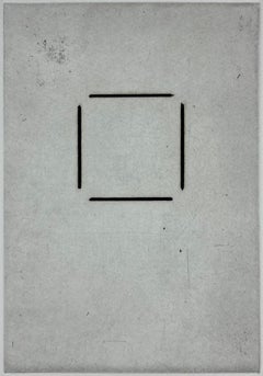 Japanese 1986 signed limited edition original art print etching  15x11 in.