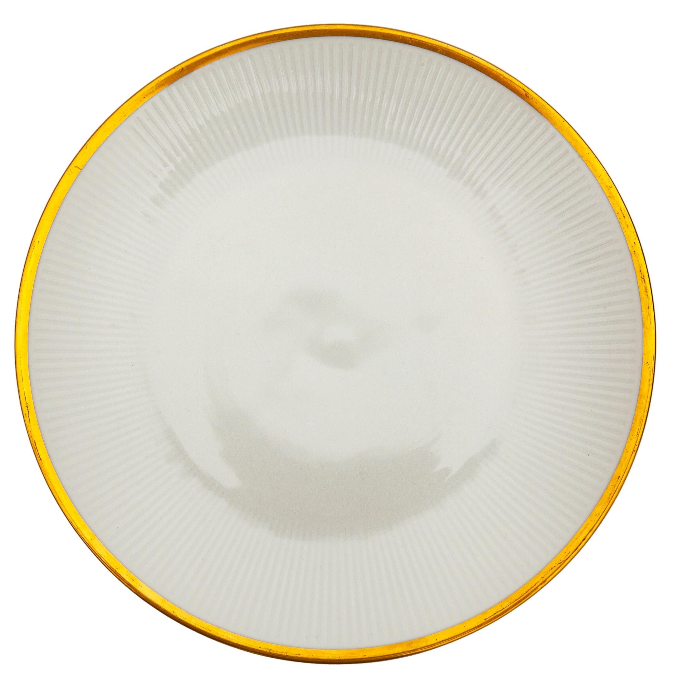 Mid-Century Modern Mitterteich Eternal Dinner Plates ; Set of 12 For Sale