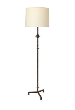 Mittis Bronzeskulptur Stehlampe aus Gips von Benediko