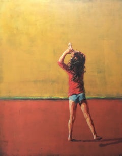 The Bright of life - 21st Century Contemporary Painting of a Girl