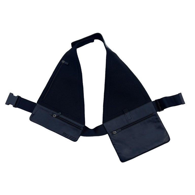 Miu Miu 1999fw chest-rig holster unisex bag at 1stDibs