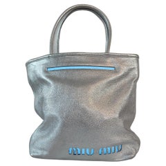 Miu Miu 2001 silver light up bag