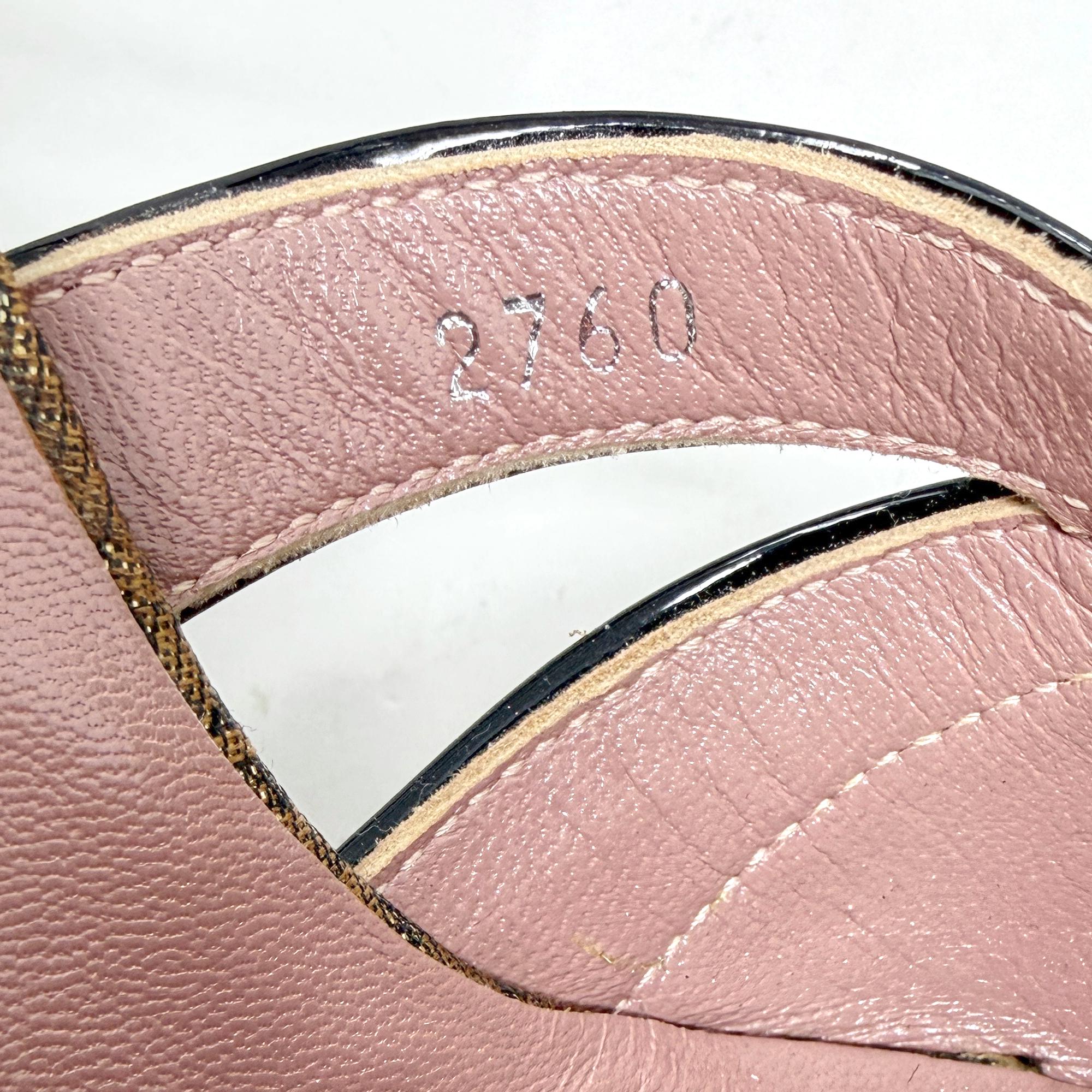 Miu Miu 2004 Brocade Platform Heels, Fall Runway,… - image 6