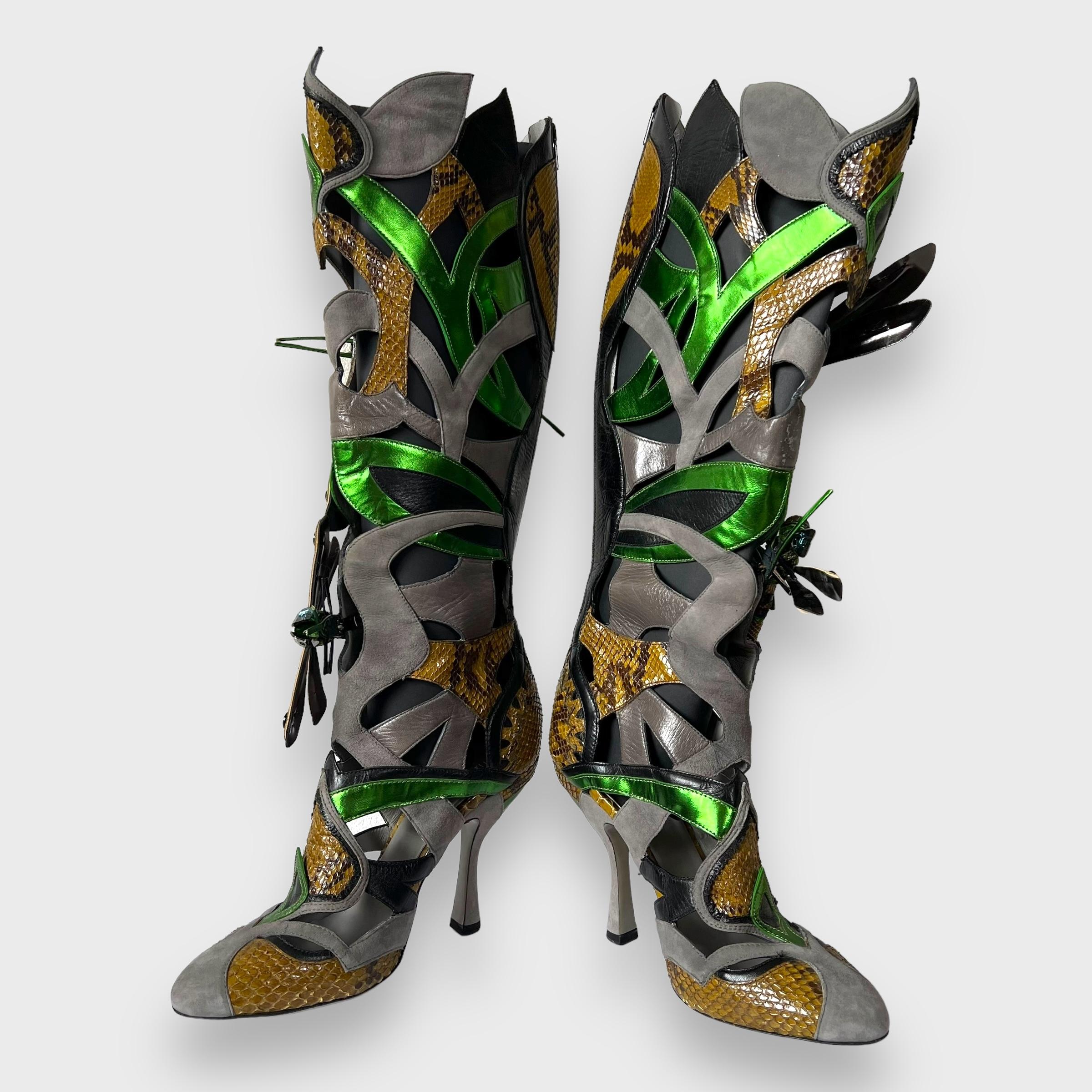 De las mujeres Botas de pasarela libélula Miu Miu 2008
