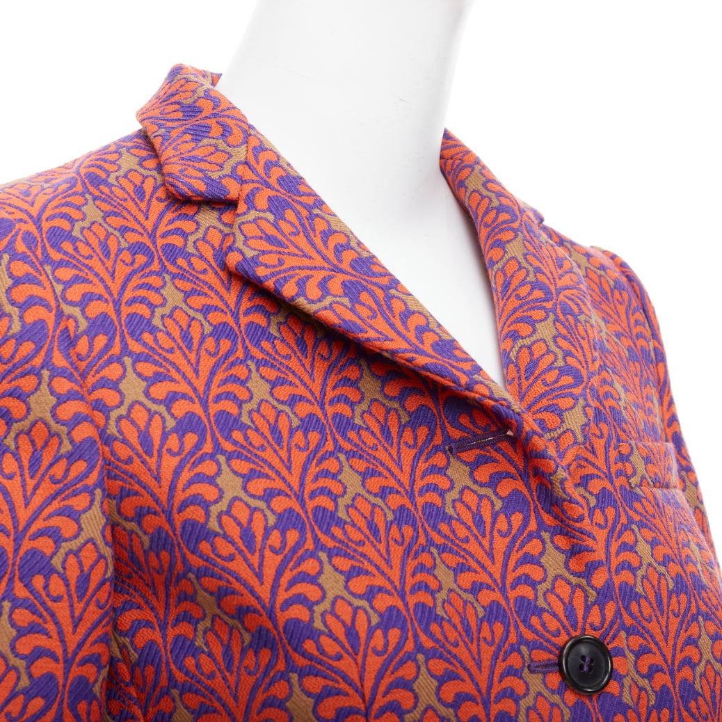 MIU MIU 2012 rot braun Schurwolle Mischung floral Brokat Ernte Blazer IT40 S
Referenz: MECG/A00056
Marke: Miu Miu
Designer: Miuccia Prada
Collection'S: 2012
MATERIAL: Schurwolle, Gemisch
Farbe: Rot, Braun
Muster: Brokat
Verschluss: