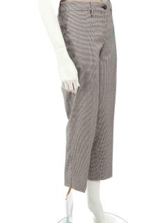 Miu Miu 2014 Grey Straight Leg Tailored Trousers Size XL