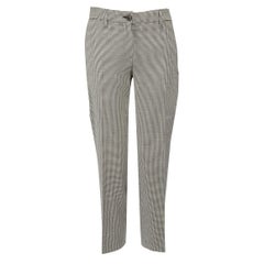Miu Miu 2014 Grey Straight Leg Tailored Trousers Size XL