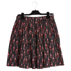 Miu Miu 2016 Eri Wakiyama Jup e bougies FR40 Black Candles Skirt UK12 US10