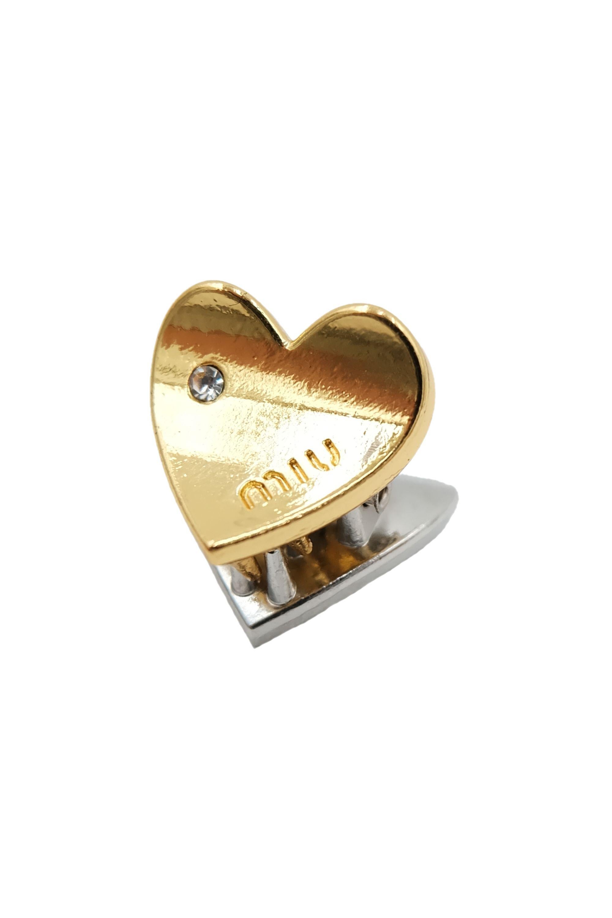 Women's Miu Miu 3 Piece Mini Hair Clip Set
