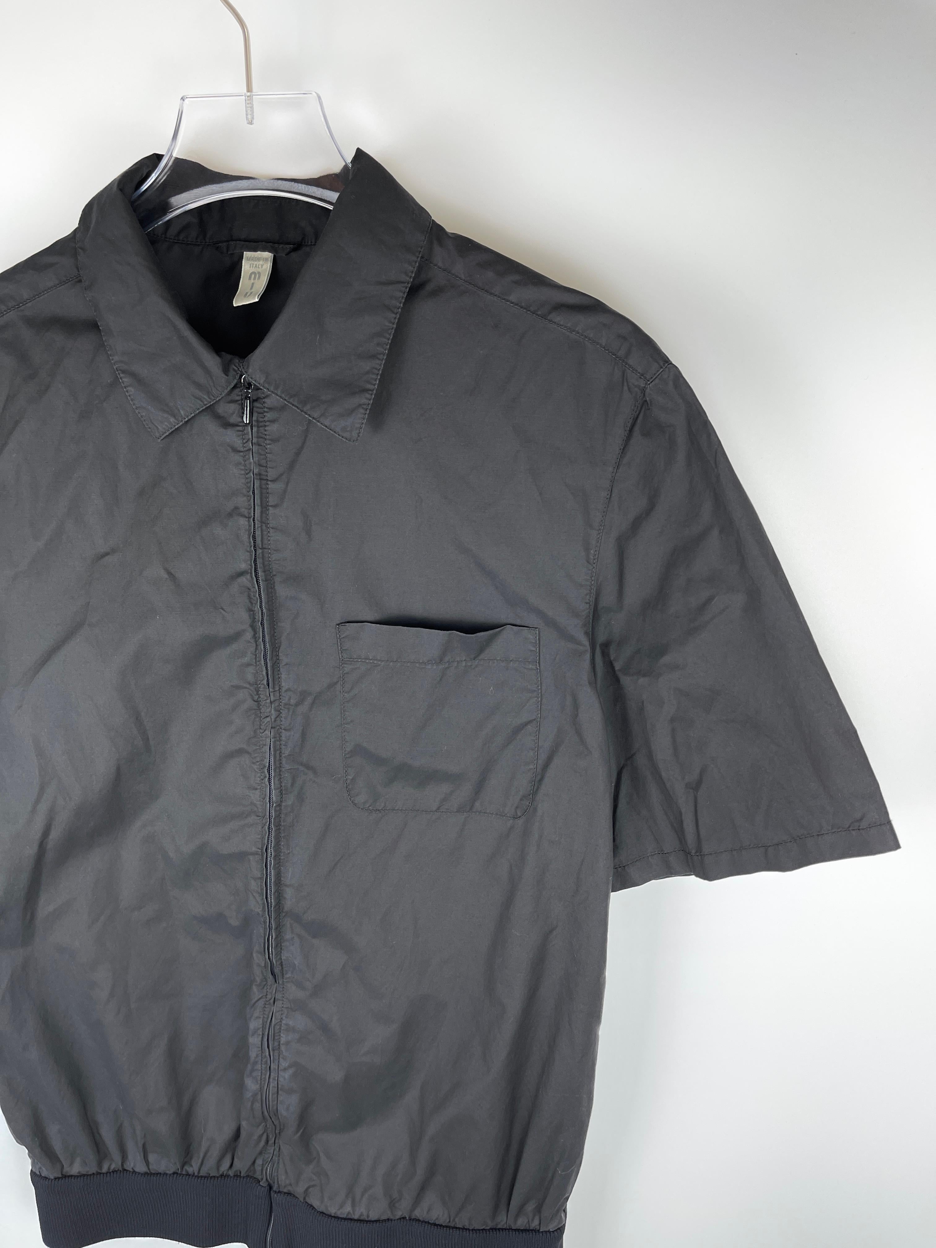 Miu Miu A/W2000 Zip-Up Military Shirt For Sale 2