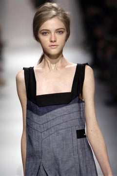Miu Miu Archive Denim Midi dress Runway SS 2006