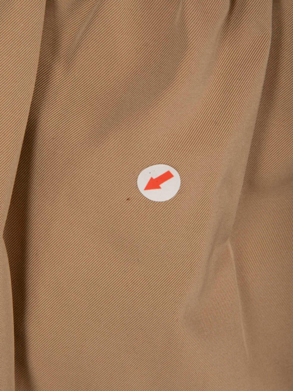 Miu Miu Beige Ausgestellter Trenchcoat mit Gürtel Größe M im Angebot 4
