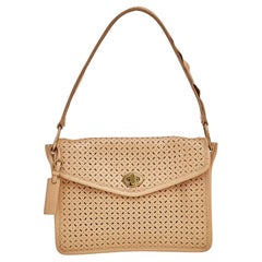 Miu Miu Beige Leather Flap Shoulder Bag