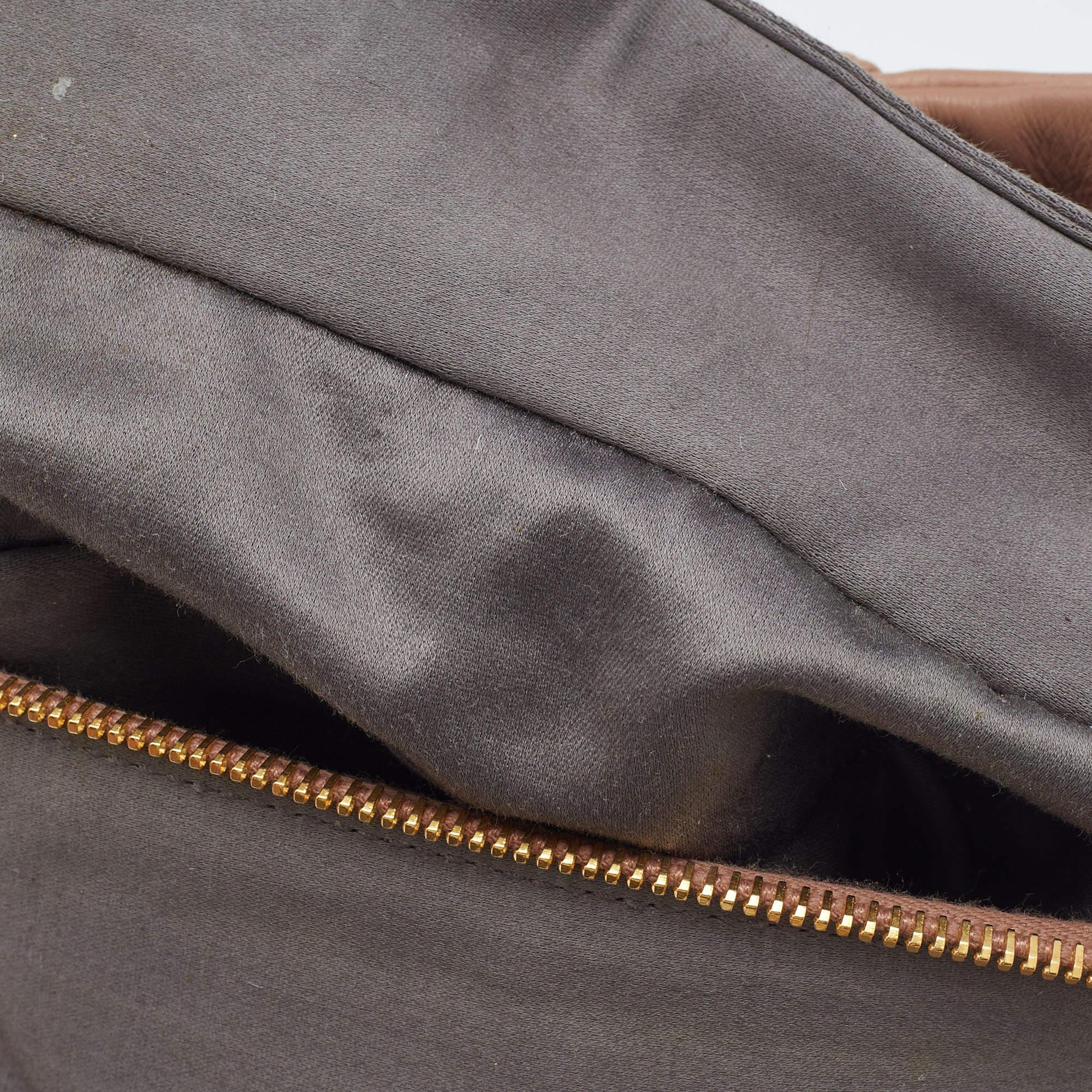 Miu Miu Beige Leather Shoulder Bag 8