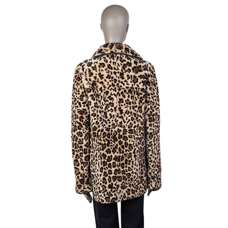 leopard peacoat