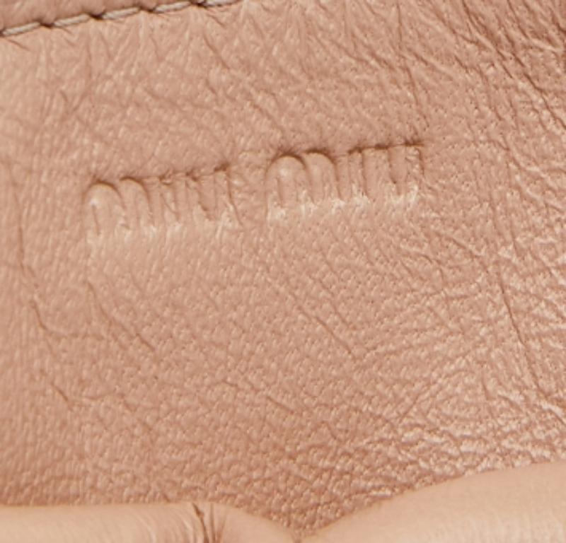 Miu Miu Beige Patent Leather Ruffle Phone Case For Sale 3