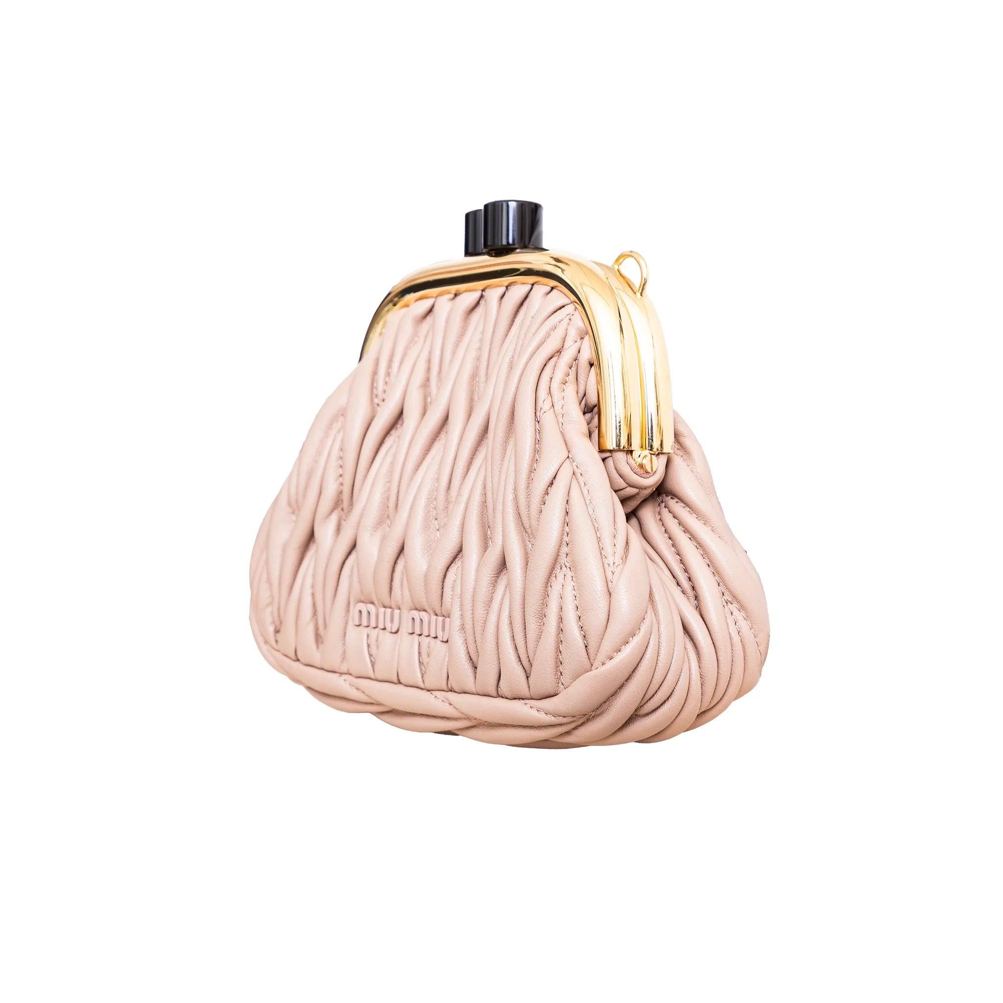Miu Miu Belle Mini Clutch aus Matelassé - 20er Jahre Herren im Angebot
