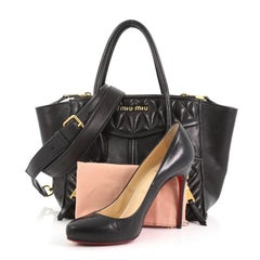 Miu Miu Biker Convertible Tote Leather Small