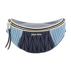 Miu Miu  Biker Waist Bag Matelasse Leather