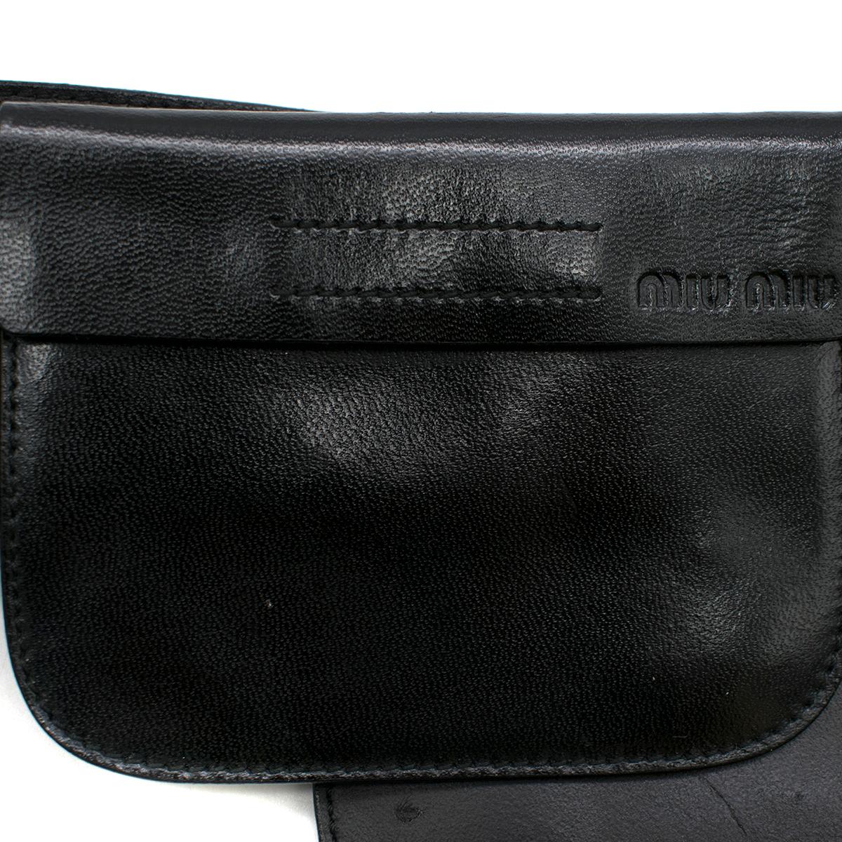 Miu Miu Black Belt Bag  For Sale 1