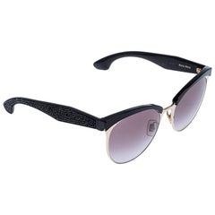 Used Miu Miu Black/Brown Gradient SMU 54Q Stardust Sunglasses