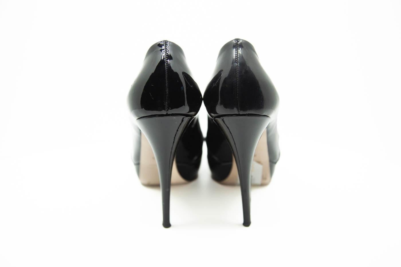 Black Miu MIu black heels 