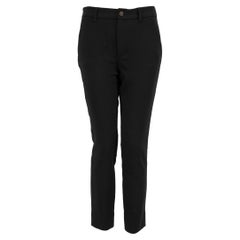 Miu Miu Pantalones negros slim de tiro alto Talla XS