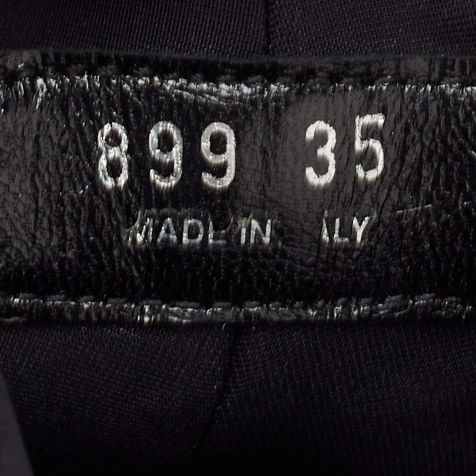 Miu Miu - Baskets montantes en tricot et néoprène - noir - Taille 35 Pour femmes en vente