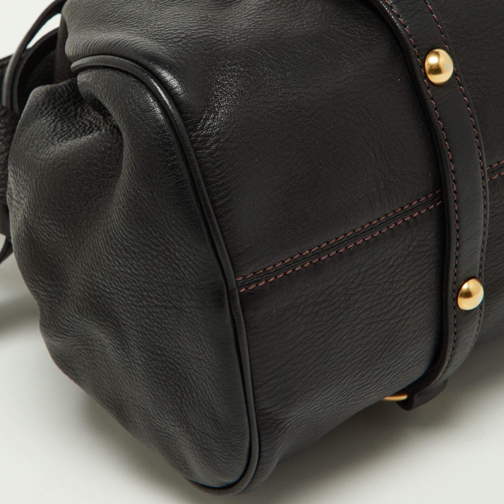 Miu Miu Black Leather Bow Bag 2