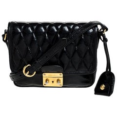 Miu Miu Black Leather Crossbody Bag