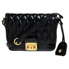 Miu Miu Black Leather Crossbody Bag