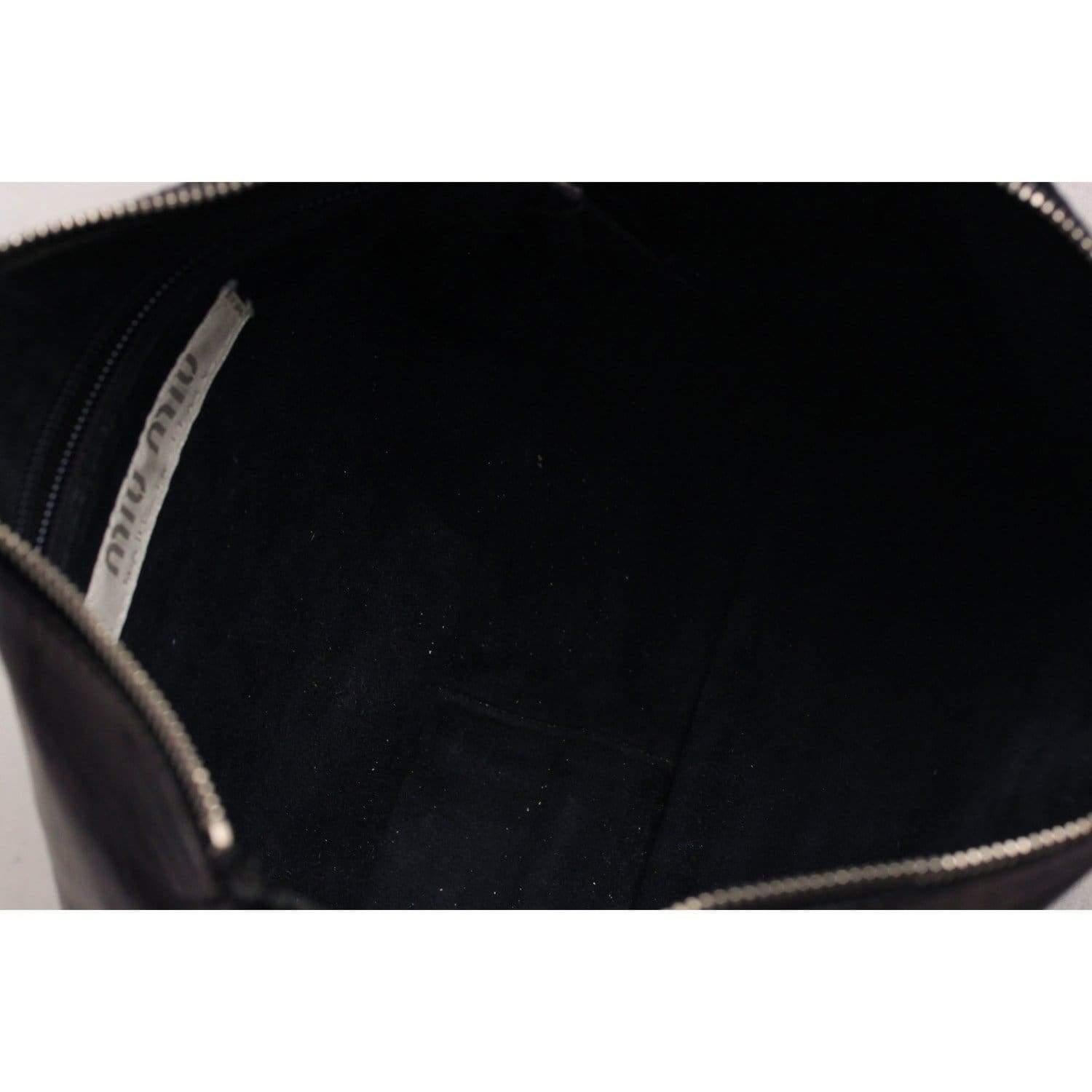 MIU MIU Black Leather SHOULDER BAG 6
