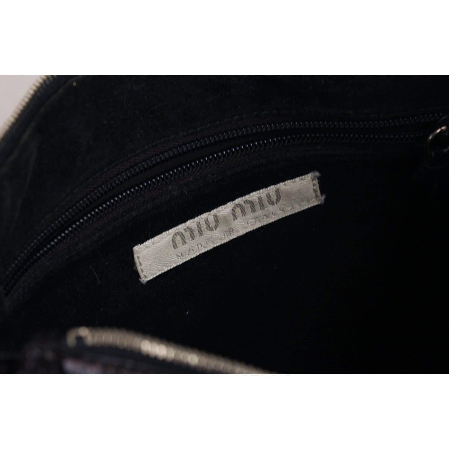 MIU MIU Black Leather SHOULDER BAG 3