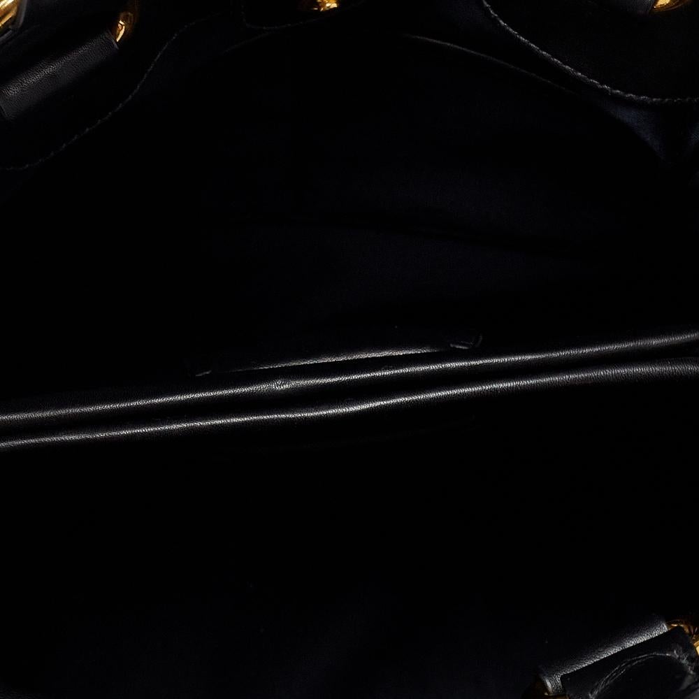 Miu Miu Black Leather Studded Satchel 6