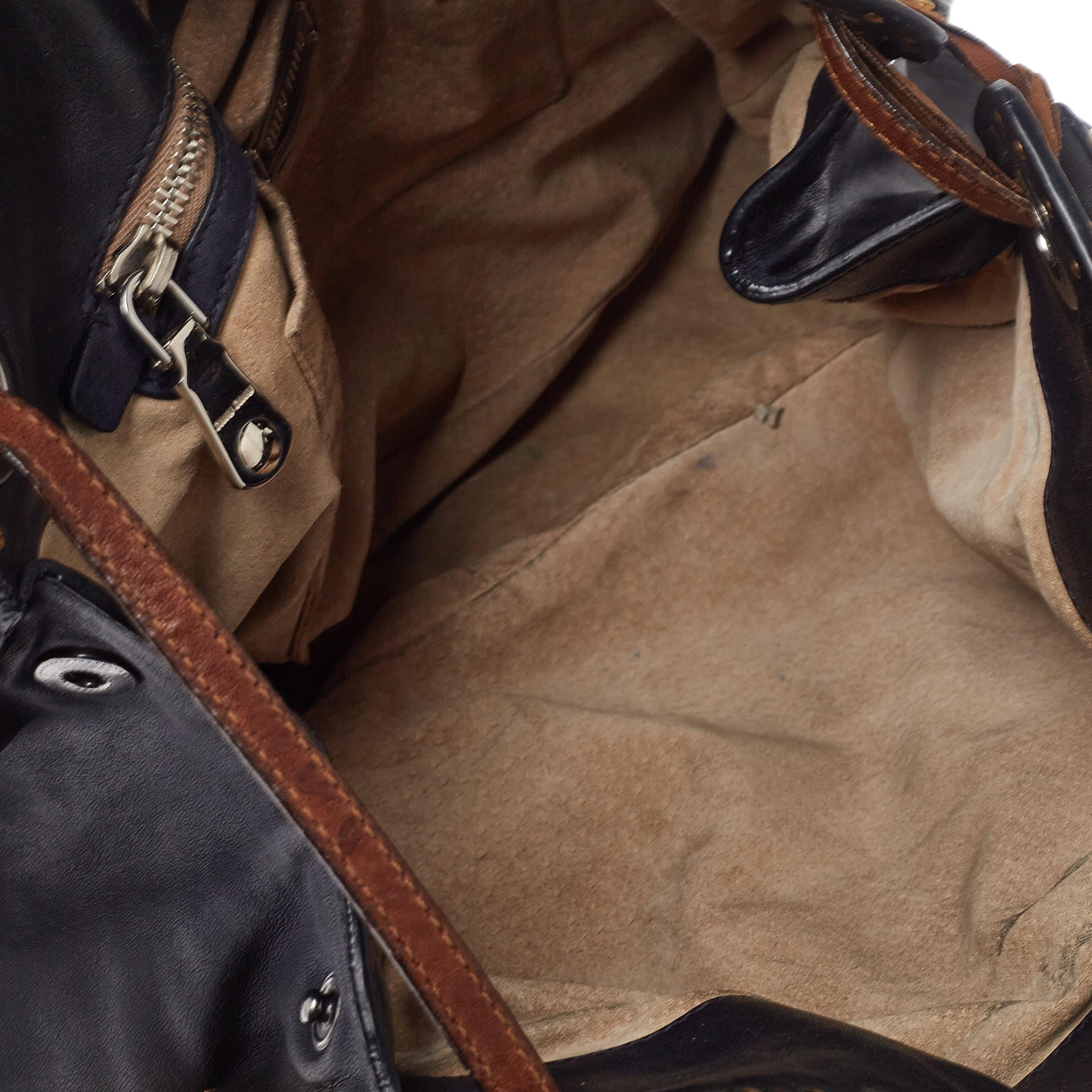 Miu Miu Black Leather Studded Shoulder Bag 4
