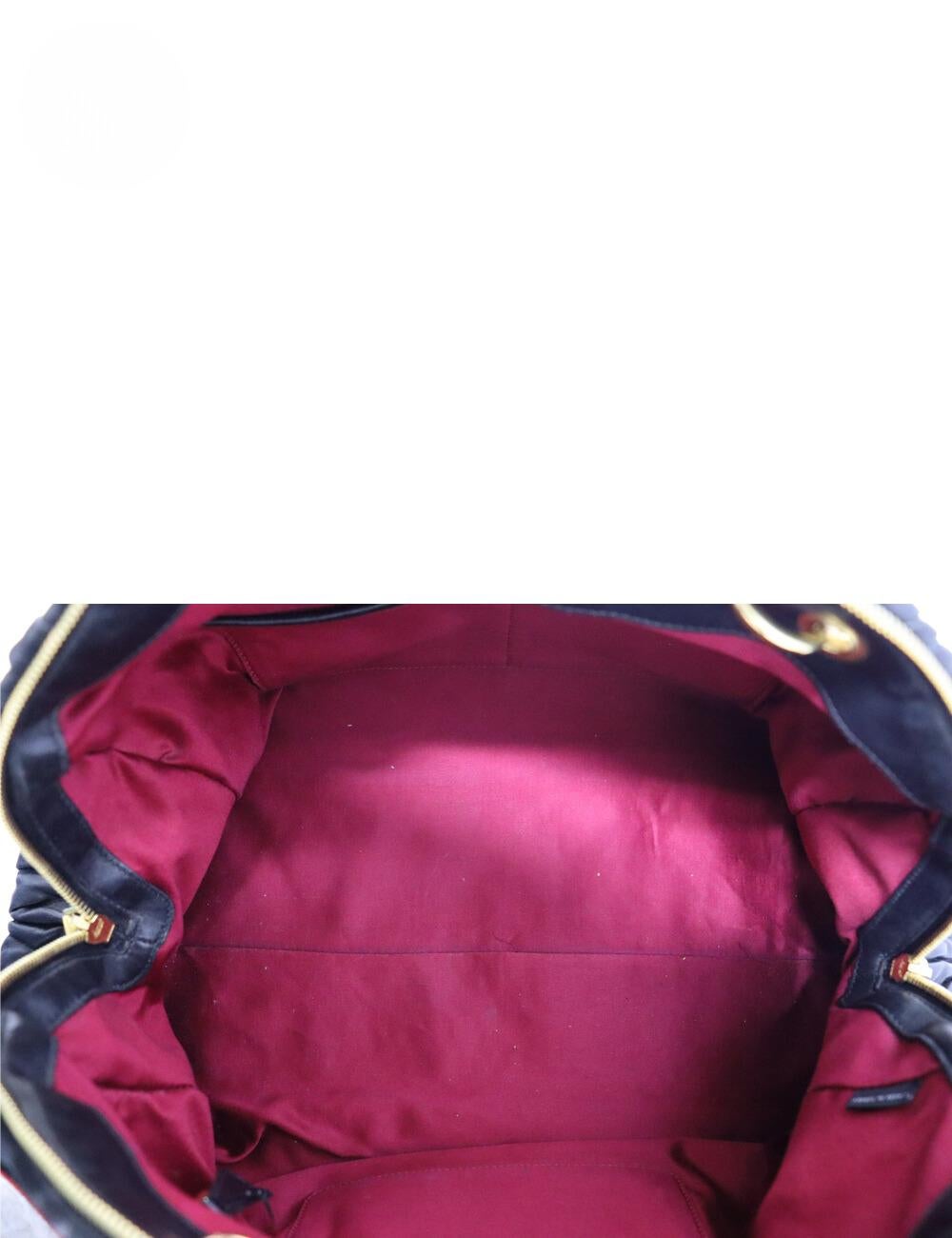 Women's Miu Miu Black Matelasse Large Shoulder Bag