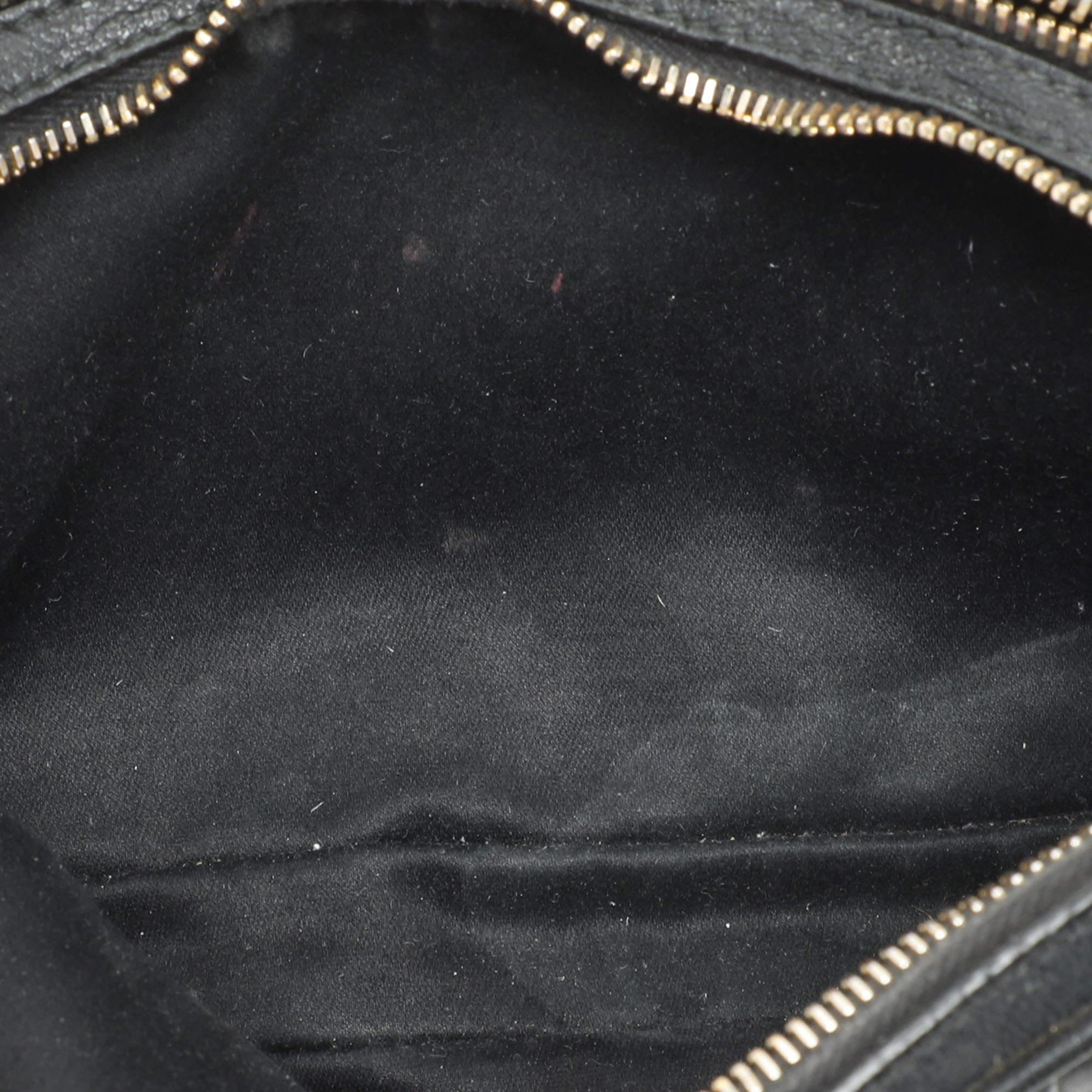 Miu Miu Black Matelasse Leather Camera Crossbody Bag 4