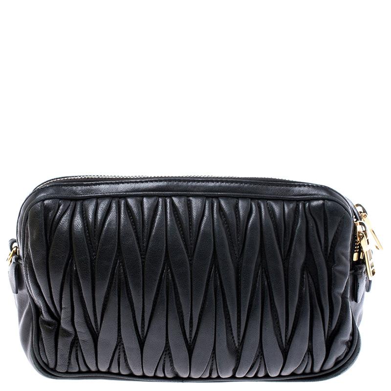 miu miu black crossbody bag